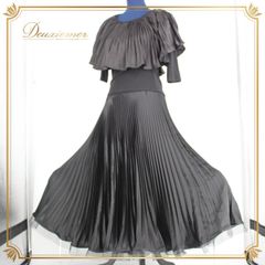 美品 社交ダンス衣装】ブラック系 黒 スカート レッスン