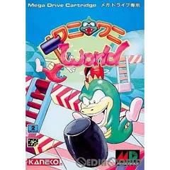 メガドライブ ソフト ワニワニWorld(ワールド)(ROMカートリッジ/ロムカセット) カネコ ワニワニワールド｜メガドライブ (MD)｜カネコ｜レトロゲーム