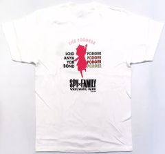 [중고] 티셔츠 아냐 포저 두근두근 파크 오리지널 티셔츠 화이트 M 사이즈 [SPY × FAMILY 두근두근 파크]