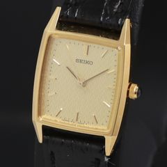稼働 SEIKO タンク レクタンギュラー ゴールド セイコー - メルカリ