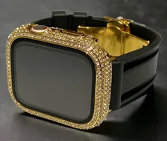  アップルウォッチバンド ラバーベルト Apple Watch 　キラキラ ケース カバー  メンズ レディース 38 40 41 42 44 45 46 49 SE1/2/3 Ultra1/2/3  07