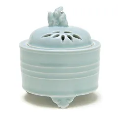 【新品・5営業日で発送】日本香堂 香炉 青磁 竹筒型 有田焼 79123 (2165412)