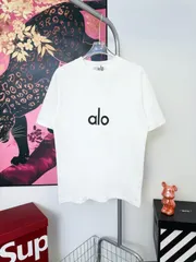 【今日特価】alo バーナウトレター T シャツ