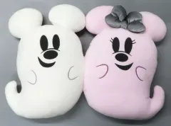 【中古】クッション・本体 ミッキーマウス＆ミニーマウス(ゴースト) クッション 「ディズニー・ハロウィーン2023」 東京ディズニーリゾート限定