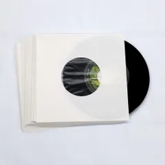 The Sound Labs & Supplies 20枚セット 7inch レコード EP用 インナースリーブ 保護 クラフト紙内袋 PE保護フィルム付 静電防止 ホコリ防止