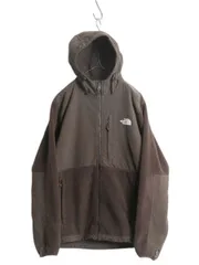 【お得なクーポン配布中!】 ノースフェイス フード付き デナリ ジャケット レディース XL The North Face DENALI フリース ナイロン パーカー フルジップ ブルゾン 茶