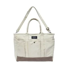 キャンバス2WAYトートショルダー Lサイズ YA17-0298 アイボリー