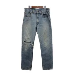 90年代 USA製 Levi's リーバイス 505 デニムパンツ アメカジ ブルー (メンズ W33 L32) 中古 古着 Q3017