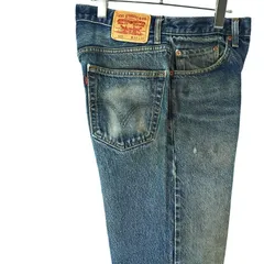 Levi'sリーバイス505デニムパンツウォッシュドデニム青ブルー赤タブregularfitレギュラーフィットvintageヴィンテージ40404