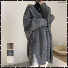 コーディガン レディース ロング丈ニットロングカーディガン 中厚手 韓国ライトアウター ケーブル編みカーデ 秋冬ニットコート 羽織り 着やせニットアウターニットコーディガン ゆったり体型カバー オフィスカジュアル