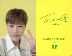 [Used] Collection Card (Male) NCT 127 / Taeil / Signed on the back / "NATURE REPUBLIC x NCT127" Aloe Big Toner Purchase Bonus Photocard