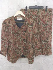 ◇ lapine rouge　ラピーヌ ルージュ 総柄 膝下丈 スカート スーツ 上下 セットアップ 15 マルチ *  【1002797542977】のサムネイル
