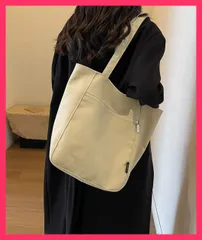 【おしゃれ】 キャンバストートバッグ 韓国肩掛けバッグ 大きめママバッグ/帆布レジャー旅行鞄/手提げバッグ 大人 シンプル 手提げかばん 大容量 カジュ おすすめ おしゃれ　人気 上品 1XIUF-069