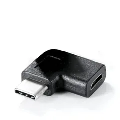 USB Type C to Micro USB 変換 アダプタ 90度角度付き L字型 USB-C オス to Micro USBメス 延長アダプタ Micro B 変換 TEC-USTYCD[メール便発送・送料無料]