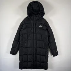 古着 ザ・ノースフェイス THE NORTH FACE ダウンコート ロングダウンジャケット パーカー 600fill キルティング  L  ブラック レディース