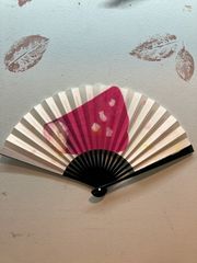 銅版画作品の扇子 銅版画作品の扇子
