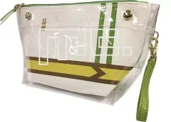 【中古】バッグ(キャラクター) 二階堂大和 MY CLEAR POUCH(ハート型缶バッジ付) 「アイドリッシュセブン」
