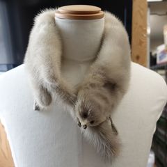 えり巻き　毛皮　リアルファー