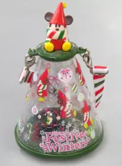 【中古】収納・携帯用アイテム リルリンリン ミニスナックケース 「ディズニー Winter Festival 2021」 東京ディズニーリゾート限定