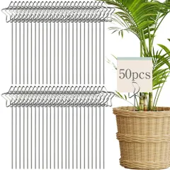 クリップホルダー 写真クリップ 50個セット 130mm メモ クリップ 金属線の場所カードのホールダー メモスタンド メモ 名刺 スタンド クリップ 写真立て 便箋クリップ カードホルダー パーティー装飾 DIY 金属製 結婚式/記念日/ホーム装飾用/店舗用