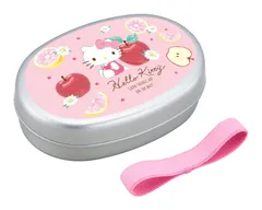 新品 子供用 アルミ 弁当箱 M 350ml ハローキティ フルーツ KTF ランチベルト 仕切付き 日本製 AL-5