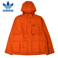 【新品】 adidas アディダスオリジナルス アドベンチャー フード付き マルチポケットジャケット HR4276 ツイルジャケット アウトドア メンズ
