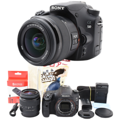 【動作確認済み】 Sony α58 / DT 18-55mm F3.5-5.6 SAM Ⅱ デジタル一眼レフカメラ　シングルレンズセット