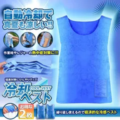 冷却ベスト 水冷 クールベスト  2枚セット 冷感ベスト 空調服 物理冷却 熱中症 猛暑対策 冷却服 ひんやりグッズ 保冷 工事現場 工場内 屋外 スポーツ 冷感 涼しい 保冷服 農業 屋外作業 釣り 暑さ対策 夏用