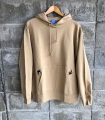 ●【 SCUMBOY × LONG SET 】LSD-058 "FAMILY" PULLOVER HOODIE ( SAND KHAKI )スカムボーイ タトゥー × ロングセット プルオーバー スウェット パーカー（サンドカーキ）新品【サイズ L】
