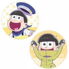 【中古】バッジ・ピンズ(キャラクター) 十四松(セーラー＆つなぎver) 描き下ろし缶バッチSET(2個セット) 「おそ松さん」