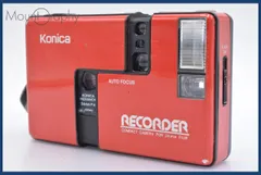 美品 Konica RECORDER レッド コンパクトフィルムカメラ Yahoo!オークション -「konica recorder」(フィルムカメラ