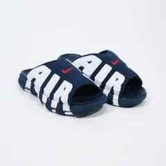 Nike エアモアアップテンポ ネイビー/ホワイト NIKE AIR MORE UPTEMPO GS White/Midnight Navy ナイキ エア
