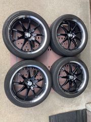 ヨコハマ avs モデル7 18インチ 7.5j +50 中古 pcd100 5穴 - メルカリ