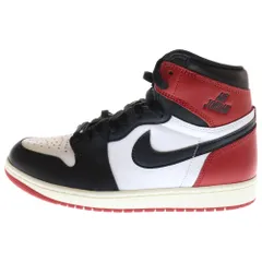 NIKE (ナイキ) AIR JORDAN 1 RETRO HIGH OG Black Toe Reimagined エアジョーダン1 レトロ ブラックトゥ リイマジンド つま黒 ハイカットスニーカー US8/26cm DZ4685-106
