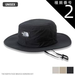 種類2：CK/M ザ・ノース・フェイス THE NORTH FACE NN42531 HORIZON HAT ユニセックス ハット 軽量 UVケア UPF15-30 紫外線カット 通気性 ベンチレーションメッシュ あご紐付き サイズ調整可能 アウトドア キャン