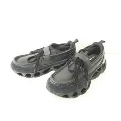 ミズノ MIZUNO 美品 箱付き タグあり 付属品あり 25SS ウェーブプロフェシー モック ゴアテックス ローファー スニーカー D1GD240601 26.5㎝ 黒 ブラック