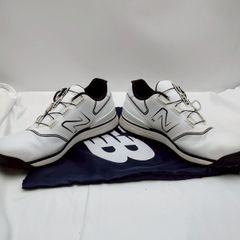 【❗️✨美品✨❗️】New Balance ゴルフシューズ UGB574A3 28cm スパイクタイプ ホワイト系 使用少なめ 美品