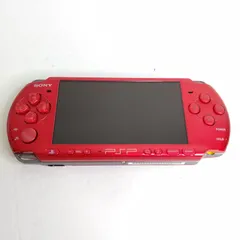 ソニー　プレイステーションポータブル　ラディアントレッド　画面極美品　PSP3000 SONY　playstation portable ゲーム機