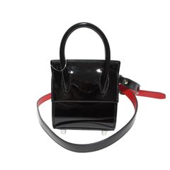 新品クリスチャンルブタン 2way パロマ ショルダーバッグ パテントレザー ブラック Christian Louboutin