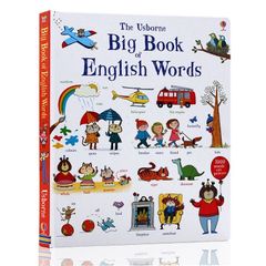 The Usborne  big book of English words  洋書　絵本　子供英会話　子供英語