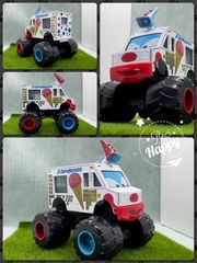 新品未使用　カーズ　モンスタートラック　4点セット　箱付き発送 新品 カーズ モンスタートラック 4点セット