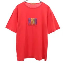 ミスタージュンコ 半袖 Tシャツ M レッド Mr.JUNKO メンズ 古着 【240517】 メール便可