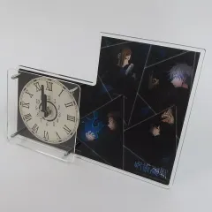 【中古】置き時計・壁掛け時計 虎杖＆伏黒＆釘崎＆五条 アクリル時計 「呪術廻戦」 セブンネット限定