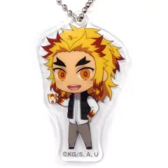 【中古】雑貨 煉獄杏寿郎 「劇場版 鬼滅の刃 無限列車編×ローソン アクリルキーホルダー(ローソン冬服)」