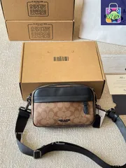 【今日特価】Coach Track Men's Camera Bag - コーチ トラック メンズ カメラバッグ-WTO輸入2