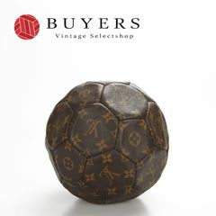 LOUIS VUITTON - 【中古】 ルイ・ヴィトン サッカーボール M99054 モノグラムキャンバス ヌメ革 ブラウン - 世界3000個限定 1998年フランスワールドカップ コレクション LOUIS VUITTON 中古】 ルイ・ヴィトン サッカーボール M99054 モノグラム