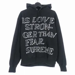 【美品】シュプリーム☆ ストロンガーザンフィアー刺繍スウェットパーカー希少L Alexander Wang 24AW OVERSIZED LOGO EMBROIDERED HOODIE