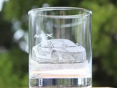 NSX(NC1)◆락 글라스◆바닥 오리지날 메세지＆명함 첨부◆송료 무료!