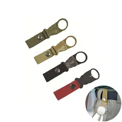 【Bookwarm】ペットボトルホルダー カラビナ付き 4個セット ドリンク ホルダー アウトドア 登山 キャンプ ハイキング 旅行 水分補給 ?量 携帯便利 ，使え簡単 (4色) 1