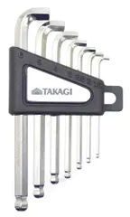 【人気商品】高儀(Takagi) ボールポイント 六角棒レンチ スタビー・ショート 7本組 No.105
